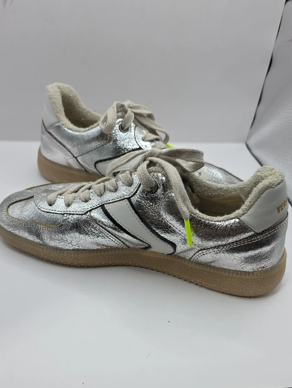 Verbenas Sora Plata Sneakers Size 39